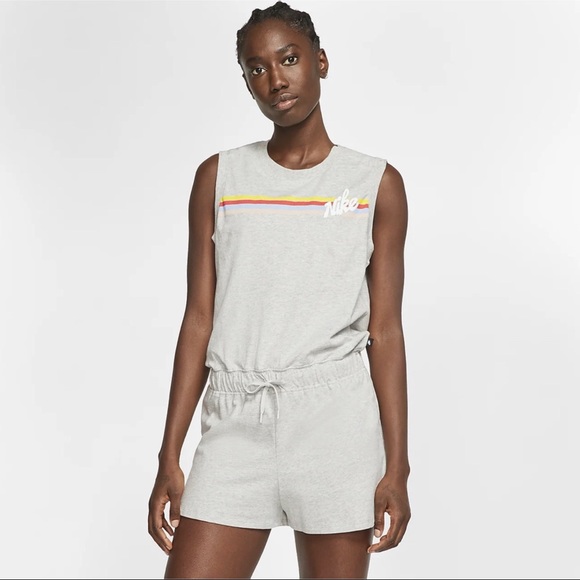 Nike | Swoosh Print One-Piece Romper - Picture 6 of 8